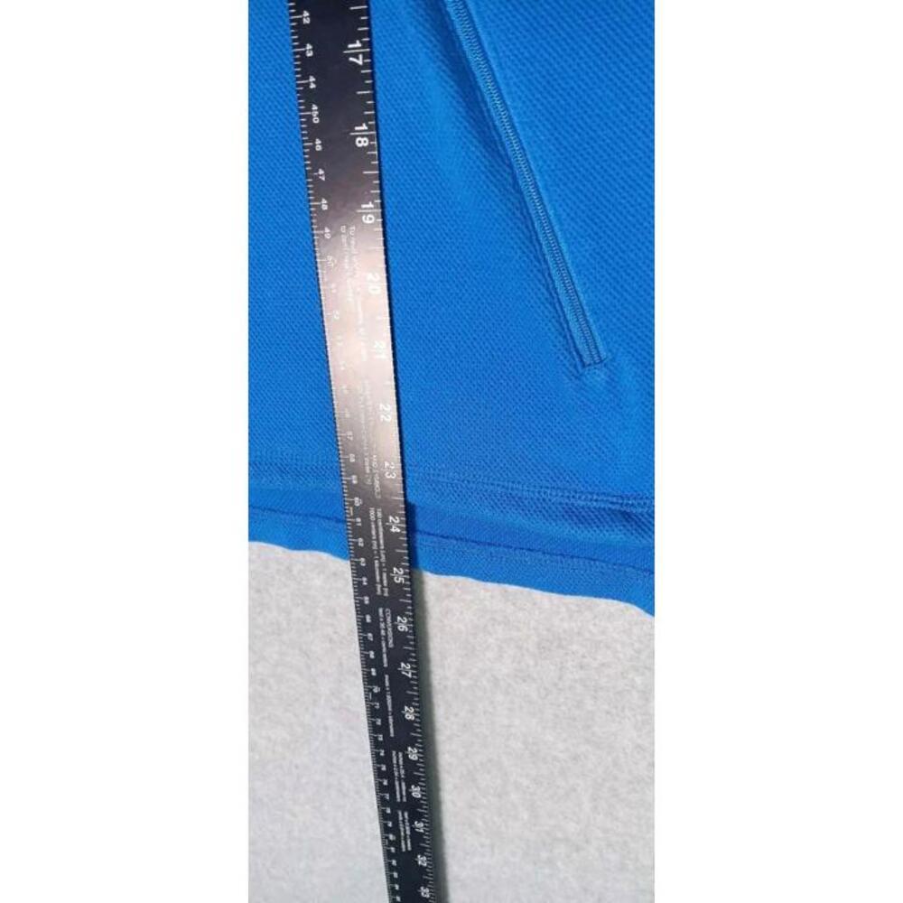 T By Talbots Pullover Hoodie Jacket Womens Size M Blue Half Zip Up Zippered... - Picture 8 of 11